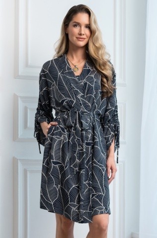 Короткий запашной халат Mia-Amore 5313 "Leana"