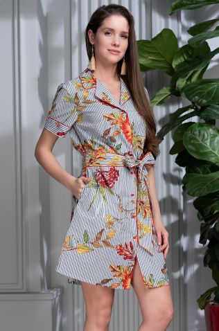 Рубашка средней длины Mia-Amore 6857 "Natella"