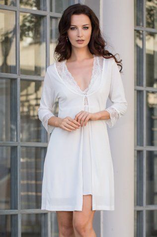 Короткий халат Viva-Diva 6343 "Maria" белье Mia Mia оптом