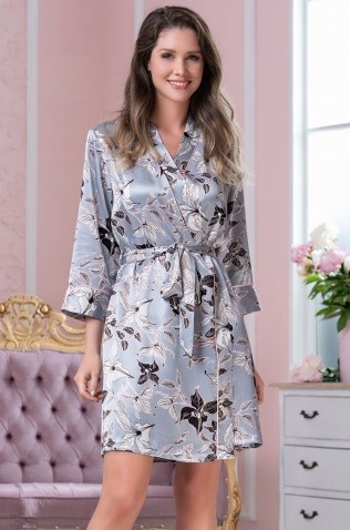 Короткий запашной халат Mia-Amore 3753 "Flavia"