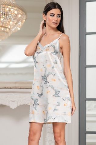 Короткая сорочка на тонких бретелях Mia-Amore 8841 "Sophi"