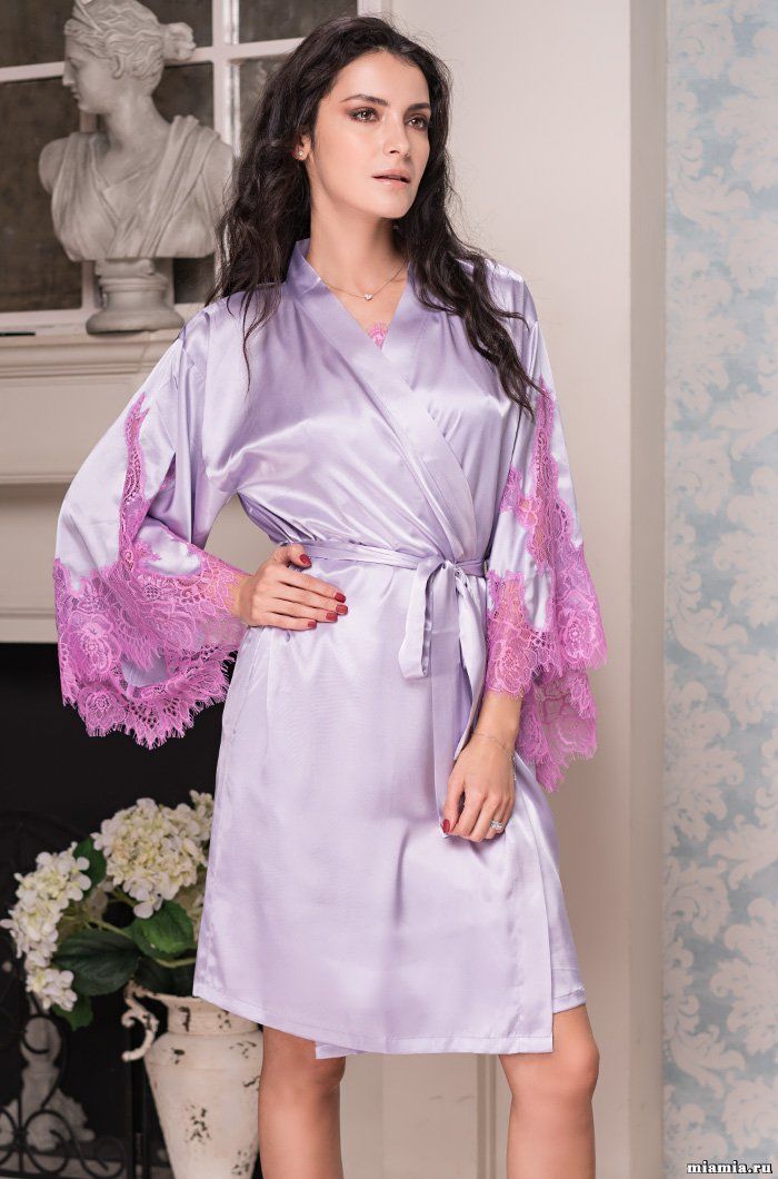 Короткий халат Mia-Amore 3373 "Bella"