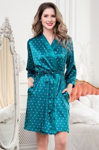 Короткий халат Mia-Mella 8943 "Clever"