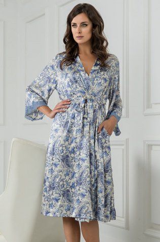 Длинный халат кимоно Mia-Amore 5919 "Дольче Вита"