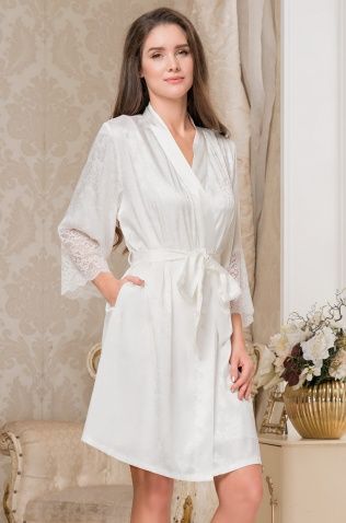 Короткий халат  Mia-Amore 8383 "Annabel"