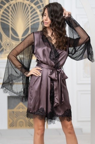 Короткий запашной халат Mia-Amore 3883 "Windsor"