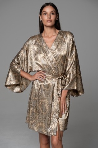 Короткий халат - кимоно Mia-Amore 4813 "Dalia"
