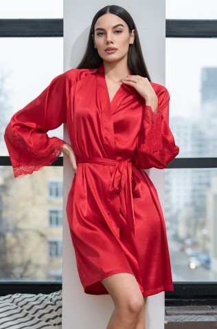 Короткий запашной халат Mia-Amore 7433 "Mary"