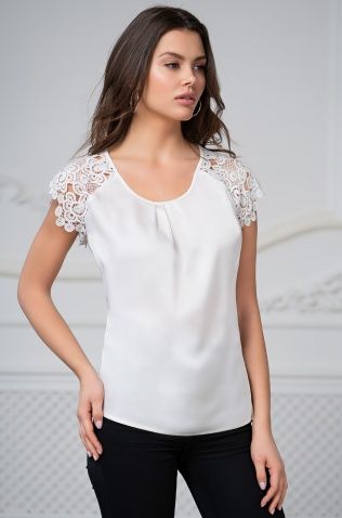 Топ с кружевными рукавами Mia-Amore 8426 "Tops"