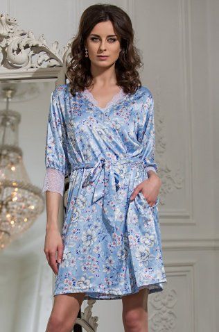 Короткий халат Mia-Mella "Nikolle" 9913 продажи по России