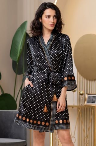 Короткий запашной халат Mia-Amore 8963 "Camilla"