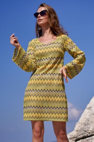 Туника с длинным рукавом Mia-Amore 8240 "Missoni"