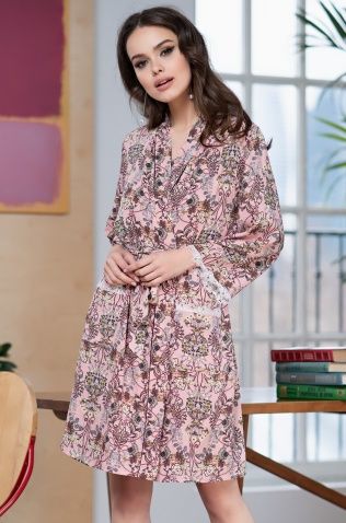 Короткий халат с запахом Mia-Amore 6843 "Mikaella"