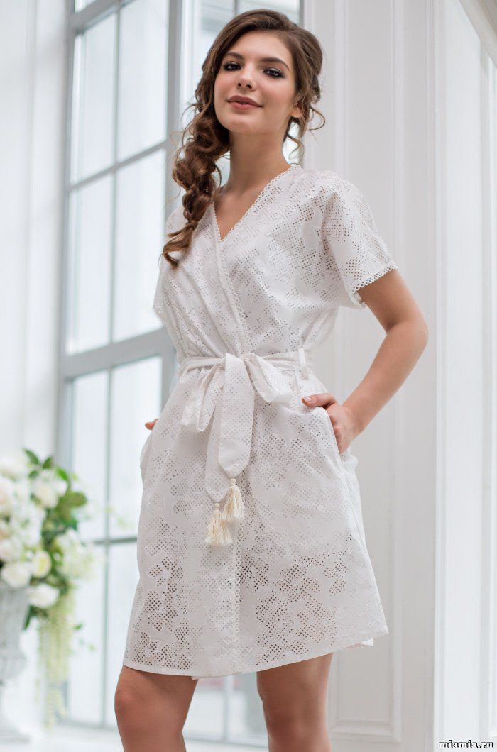 Халат с поясом Mia-Mella 6483 "Bianka"