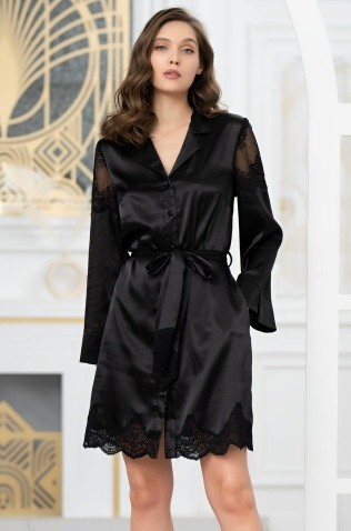 Короткий халат  Mia-Amore 3897 "Aurelia"