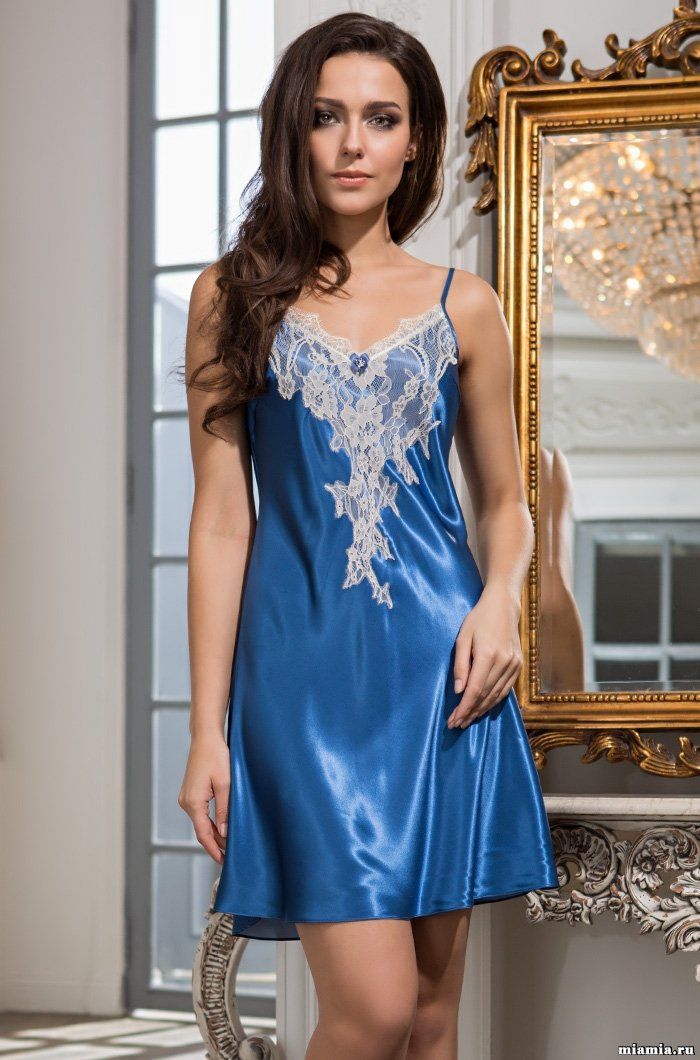 Короткая сорочка Mia-Amore 3190 "Chantal" натуральный шелк оптом