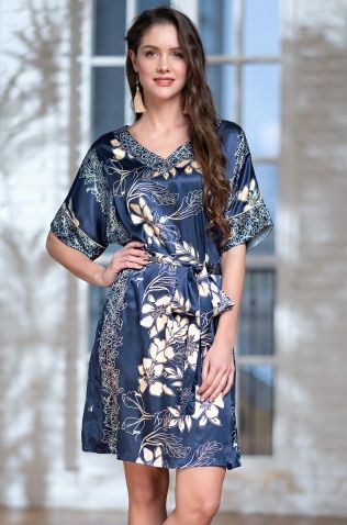 Туника свободного силуэта Mia-Amore 8445 "Blue-Marine"