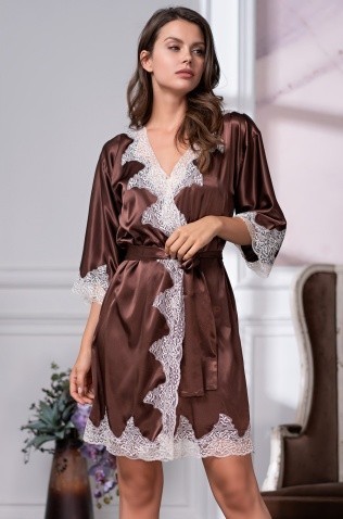Короткий халат Mia Amore 3103 "Marilin" оптом MiaMia