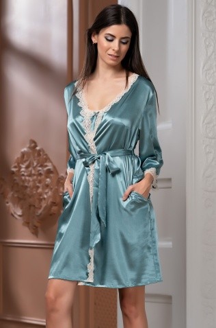 Короткий халат с рукавами Mia-Mella 8733 "Julia"