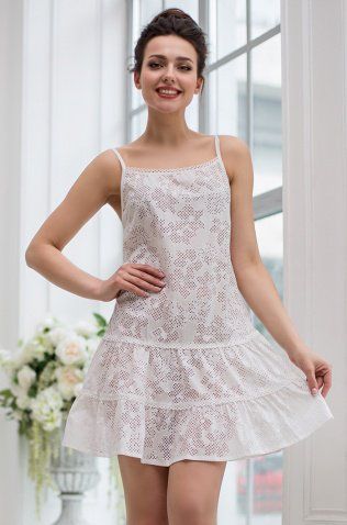 Короткая сорочка Mia-Mella 6480 "Bianka"
