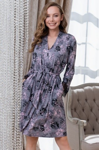 Короткий халат Mia-Amore 1813 "Amalia"