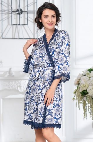 Короткий халат Mia-Amore 8453 "Elizabeth"