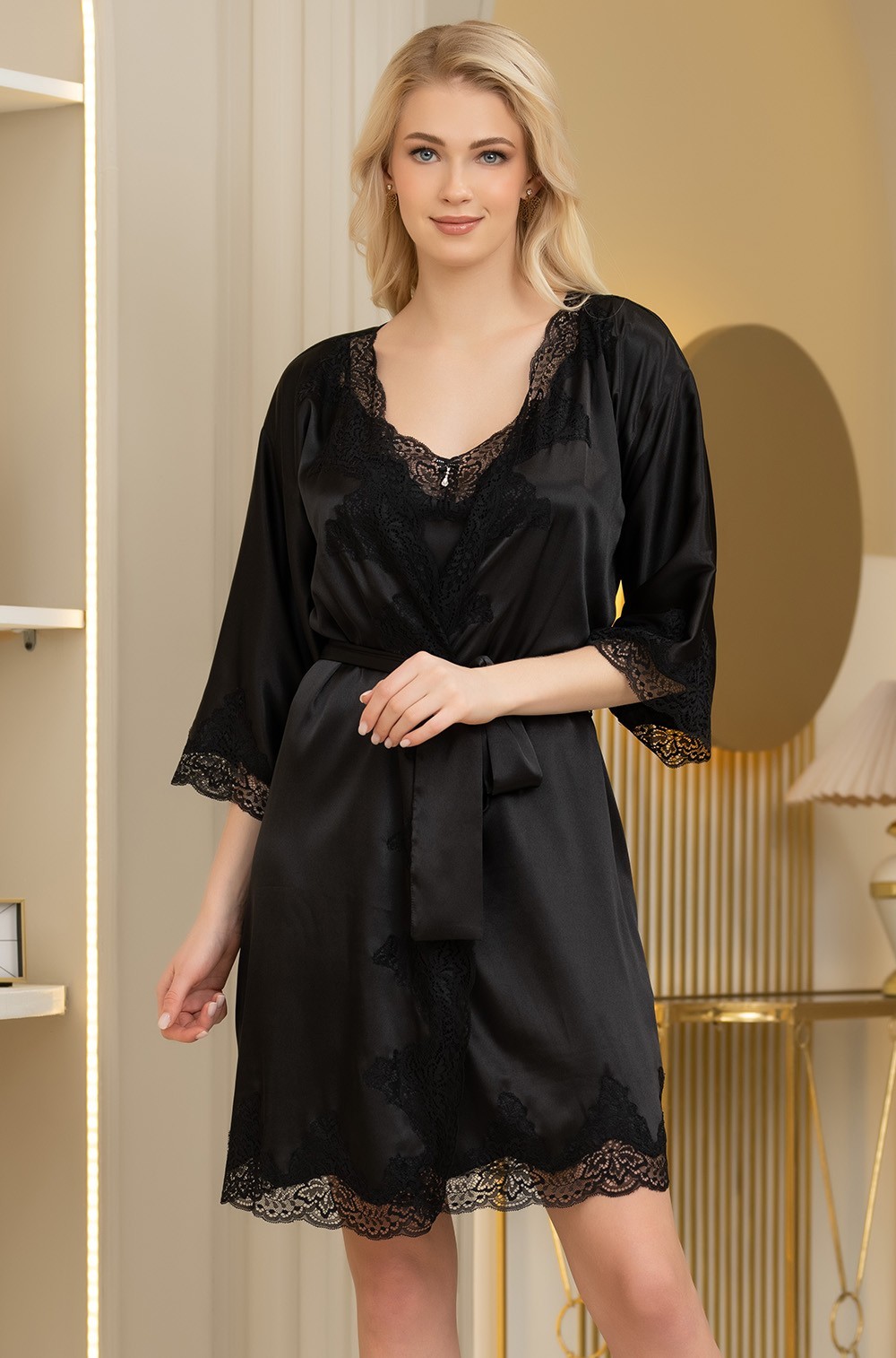 Короткий халат Mia-Amore 3943 "Arianna"