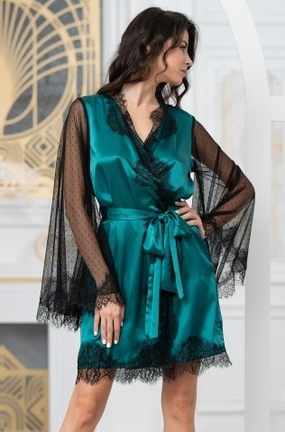 Короткий запашной халат Mia-Amore 3883 "Windsor"