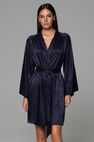 Короткий запашной халат Mia-Amore 4803 "Anora"