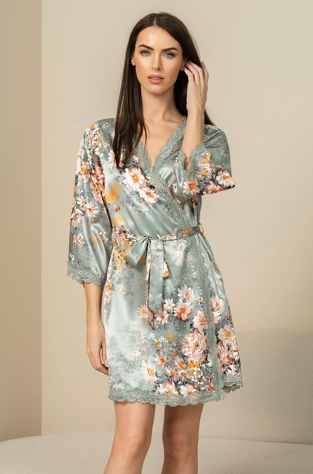 Короткий халат Mia-Amore 4413 "Azalia"