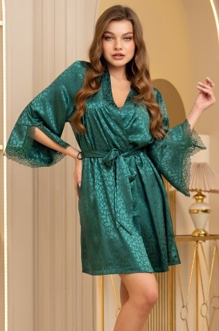 Короткий запашной халат Mia-Amore 7313 "Joanna"