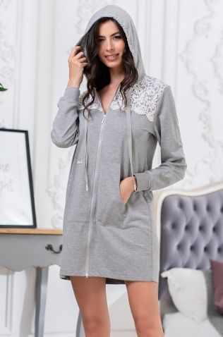 Удлиненное худи на молнии Mia-Mella 1524 "Robertina"