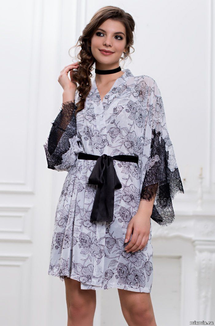Короткий халат Mia-Amore 3233 "Nicoletta"