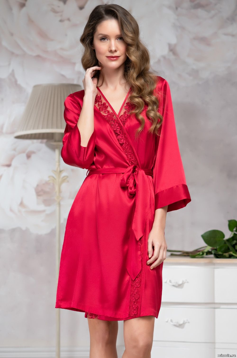 Короткий халат Mia-Amore 8583 "Marisia"