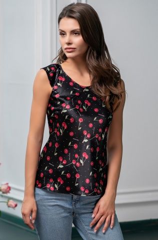 Топ с коротким рукавом Mia-Amore 8688 "Cherry"