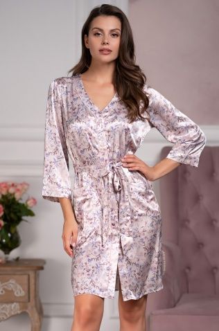 Короткий халат Mia-Amore 3597 "Vladlena"