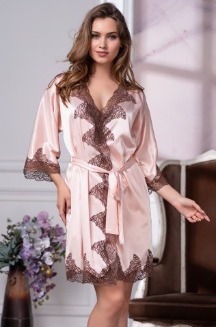 Короткий халат Mia Amore 3103 "Marilin" оптом MiaMia