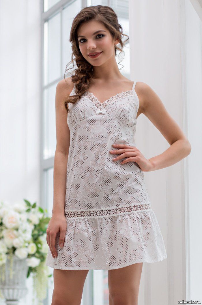 Короткая сорочка Mia-Mella 6481 "Bianka"