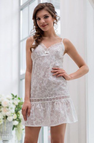 Короткая сорочка Mia-Mella 6481 "Bianka"