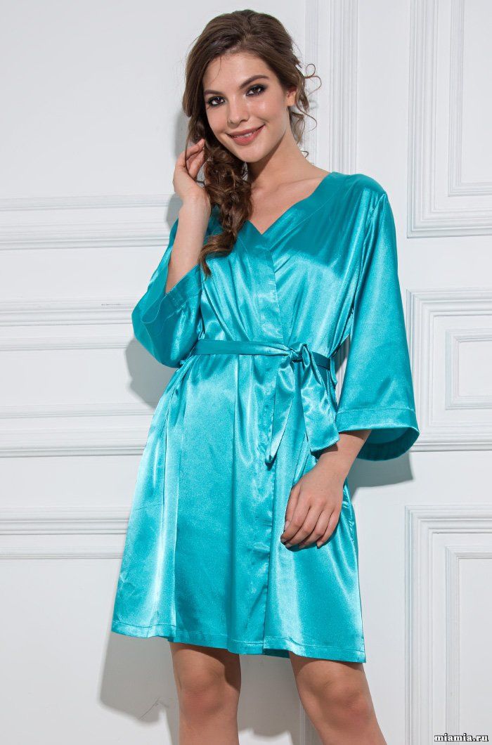 Короткий халат Mia-Mella 9983 "Classic"