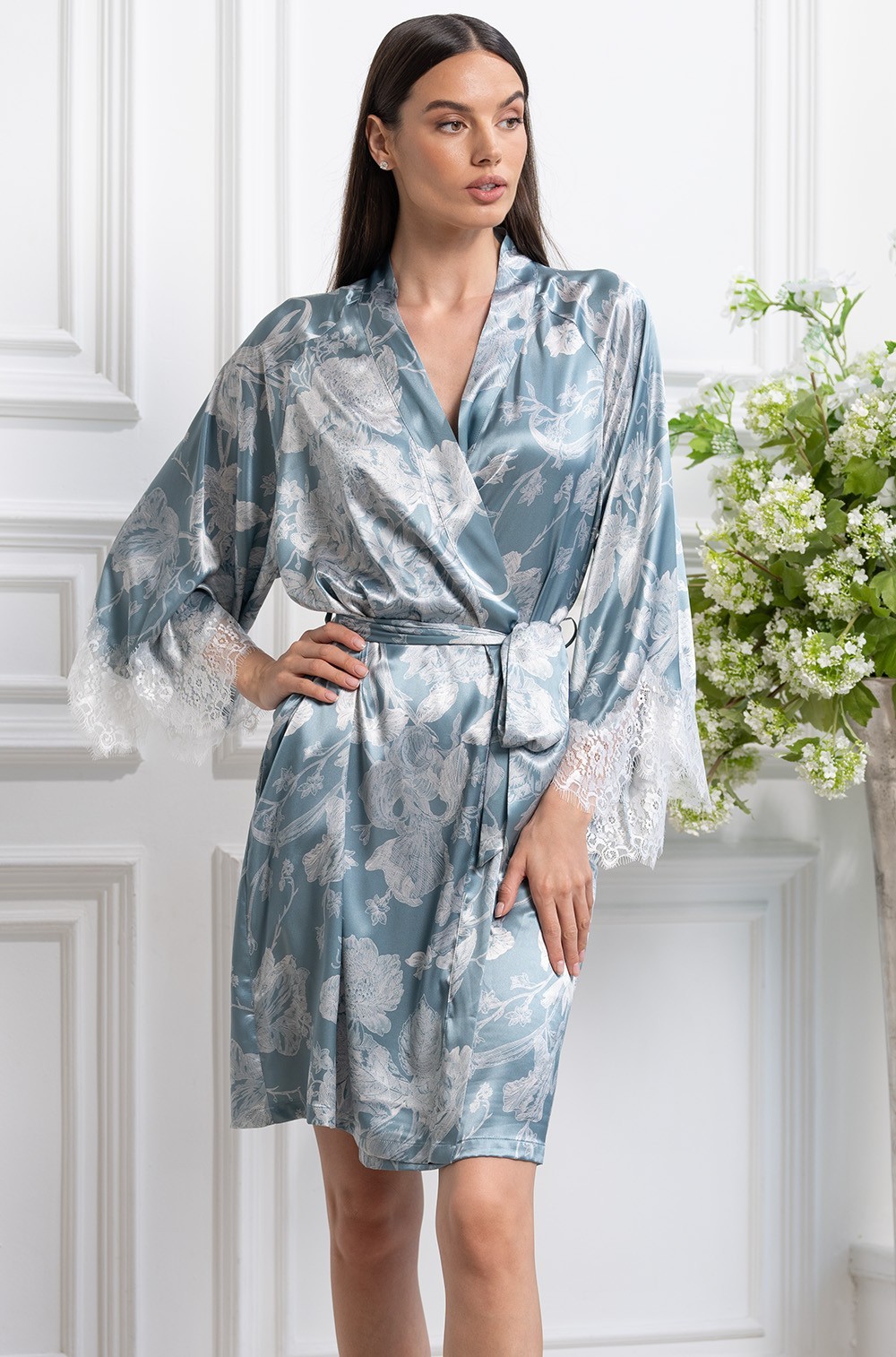 Короткий халат Mia-Amore 4253 "Ninelle"