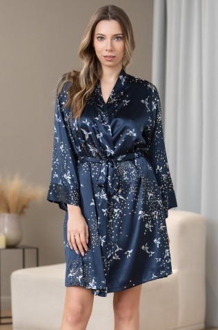Короткий халат Mia-Amore 7413 "Galaxy"