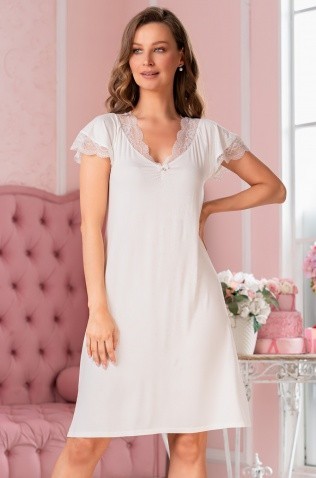 Длинная сорочка с коротким рукавом Mia-Amore 1675 "Leticia"