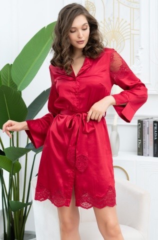 Короткий халат  Mia-Amore 3897 "Aurelia"