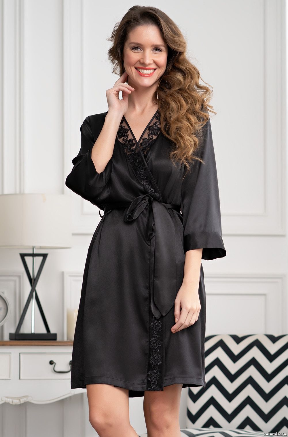 Короткий халат Mia-Amore 8583 "Marisia"