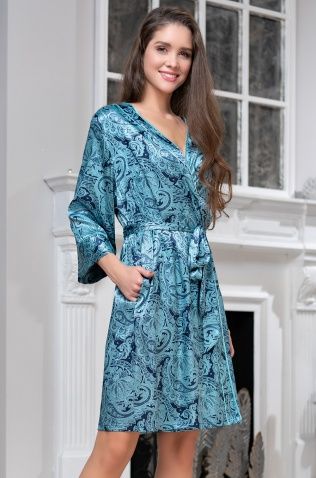 Короткий халат - кимоно 8473 Mia-Amore "Sintia"