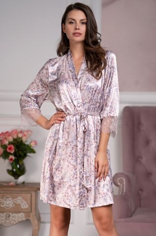 Короткий халат Mia-Amore 3593 "Vladlena"