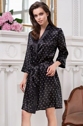 Короткий халат Mia-Mella 8943 "Clever"