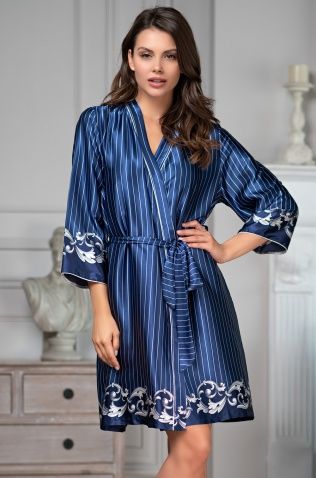 Короткий халат Mia-Amore 8613 "Barocco"
