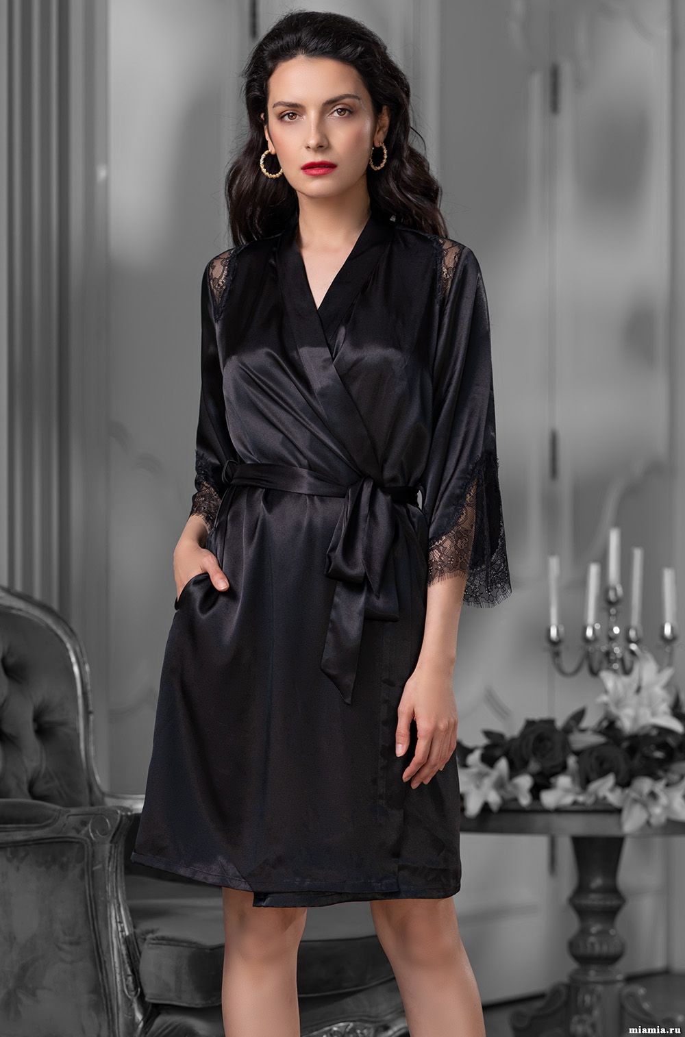Короткий пеньюар Mia-Amore 8923 "Madison"